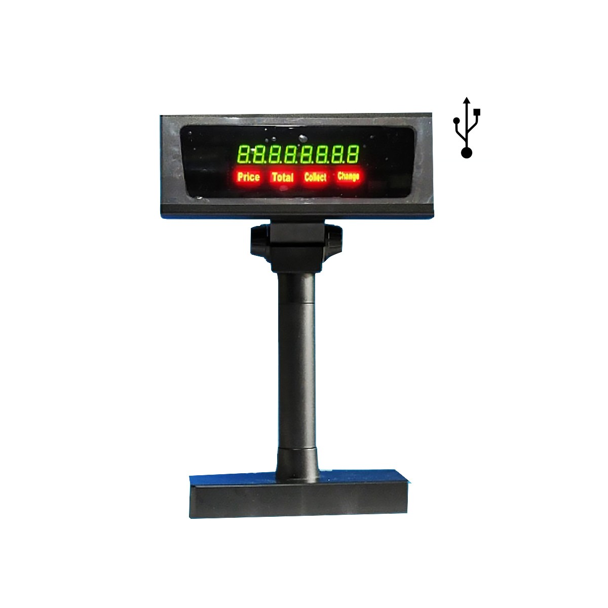 POS LED 7 Segment Display Customer Display Pole (Only Number)